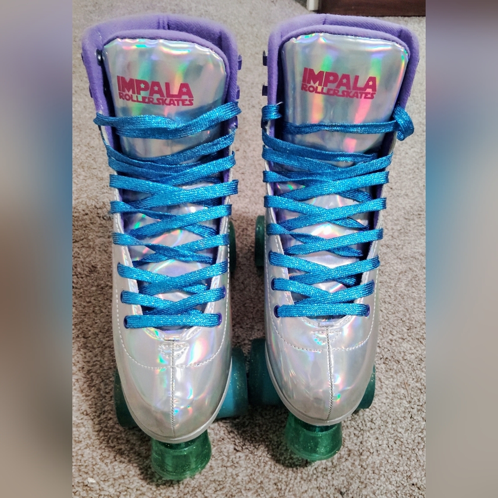 IMPALA Holographic Roller Skates – Size 9 – Lightly Loved